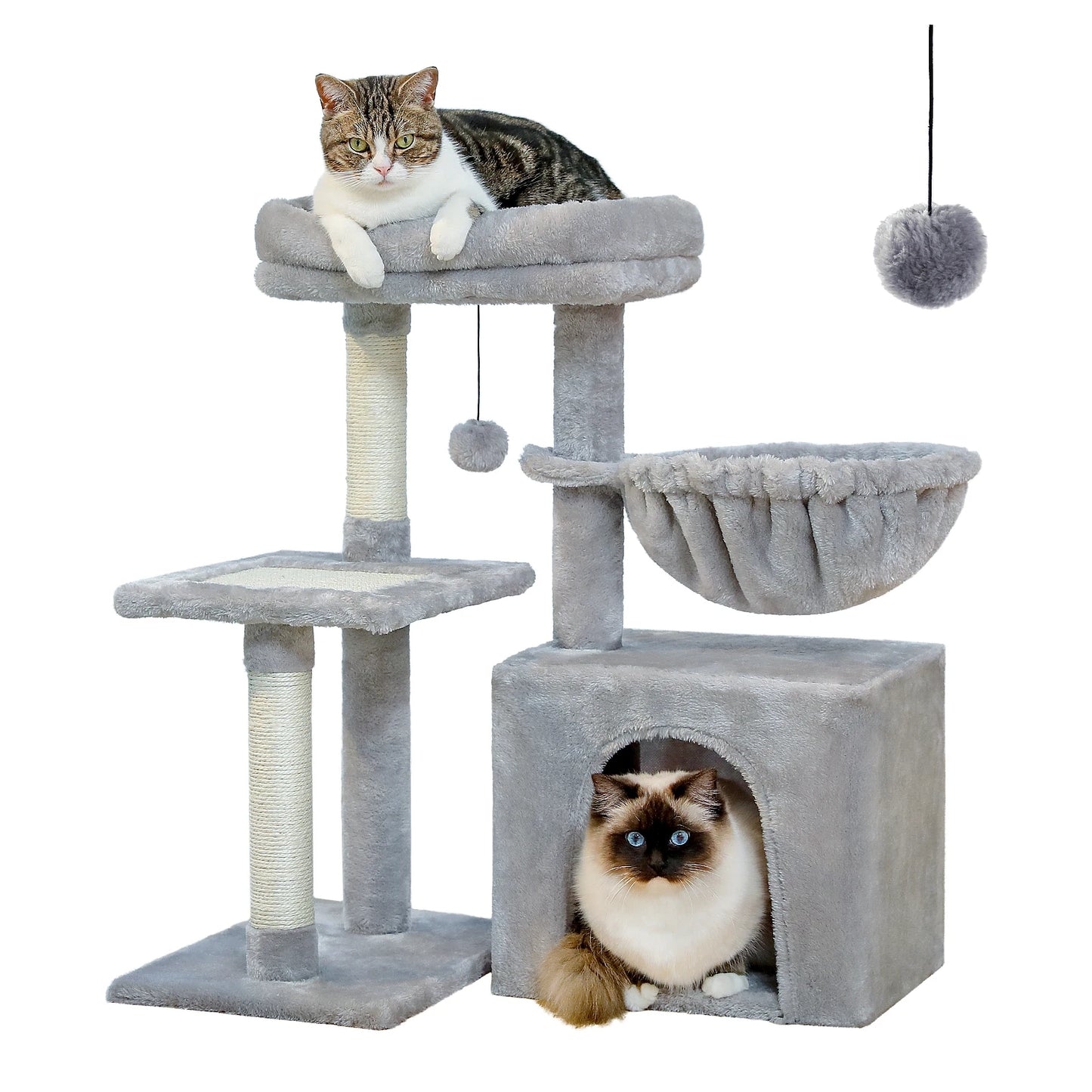Cat tree, Cat Tower for Indoor Cats 2 Styles Cat Activity Tree.