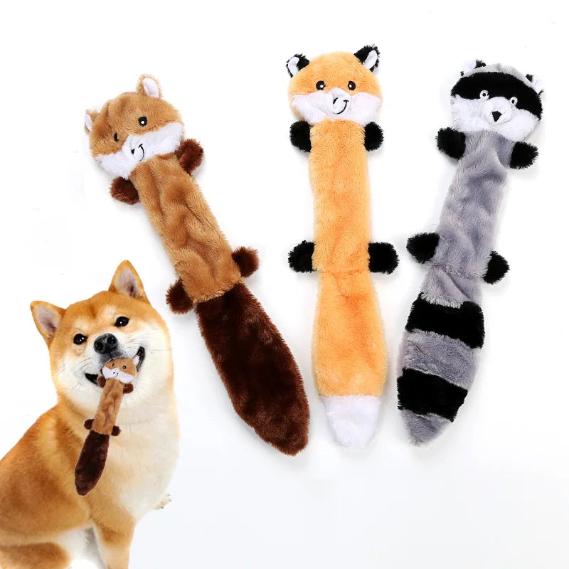 Pet Puppy Supplies Squirrel Dog Plush Chewy toys