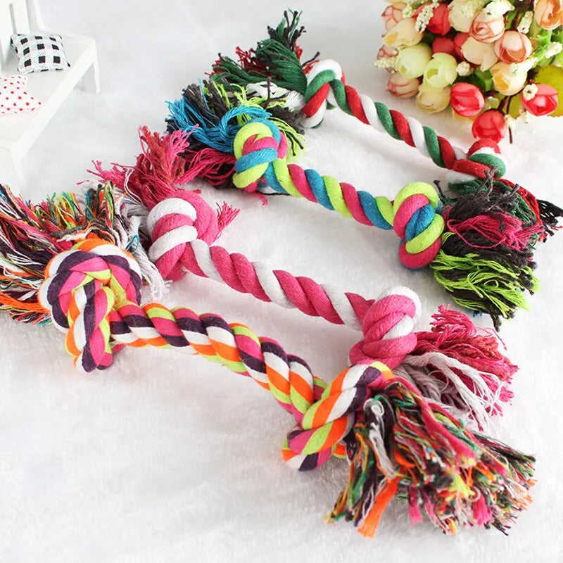 Dog Toy Pet Molar Bite-resistant Cotton Rope for teething.