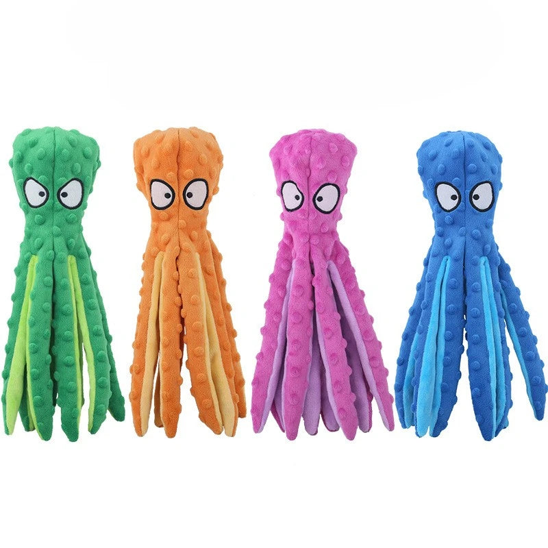 Pet Plush Toy Octopus Dog Interactive Toy