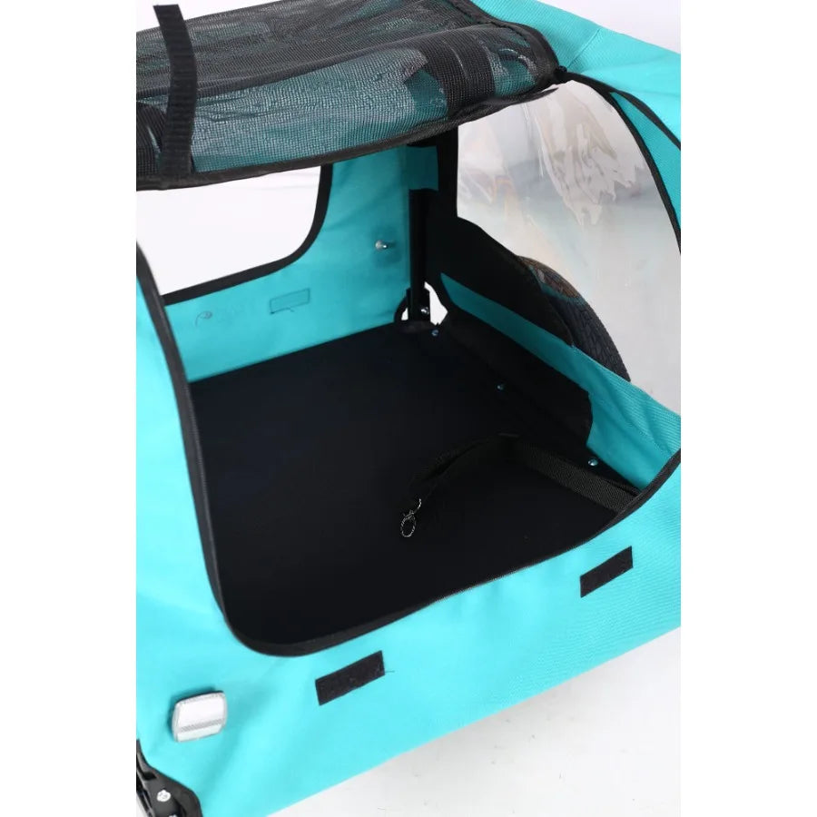 Light Green Foldable Pet Stroller