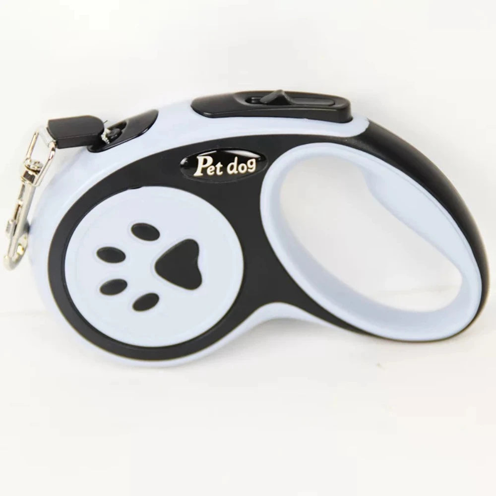 Retractable Leash for Outdoor Adventures, One-Button Lock