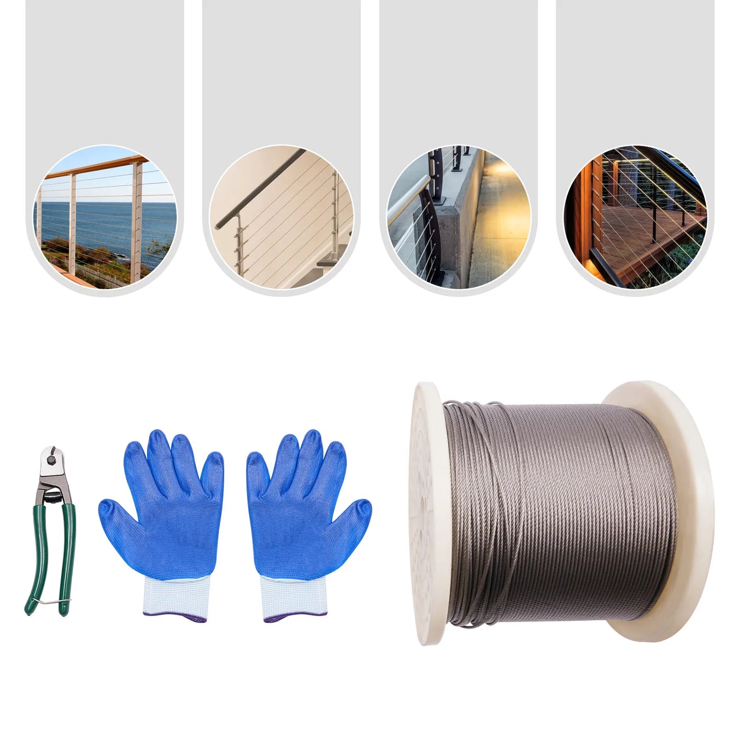1000Ft T316 Stainless Steel Wire Rope