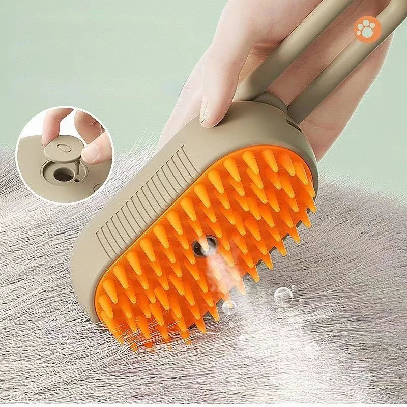 Cats and Dogs Pet Spray Massage Brush One Button Steam Spray Brush Comb