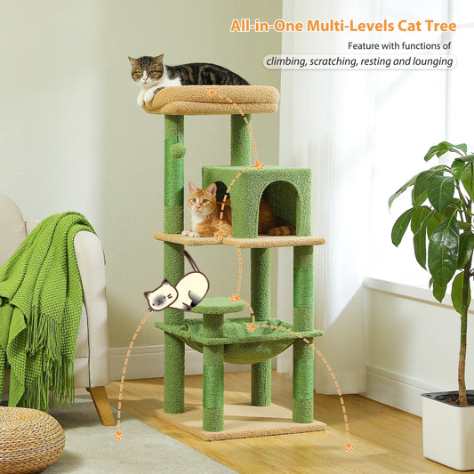 Cactus Cat Tree Tower for Large Cats