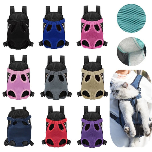 Double Shoulder Breathable backpack for small Cats and Dogs