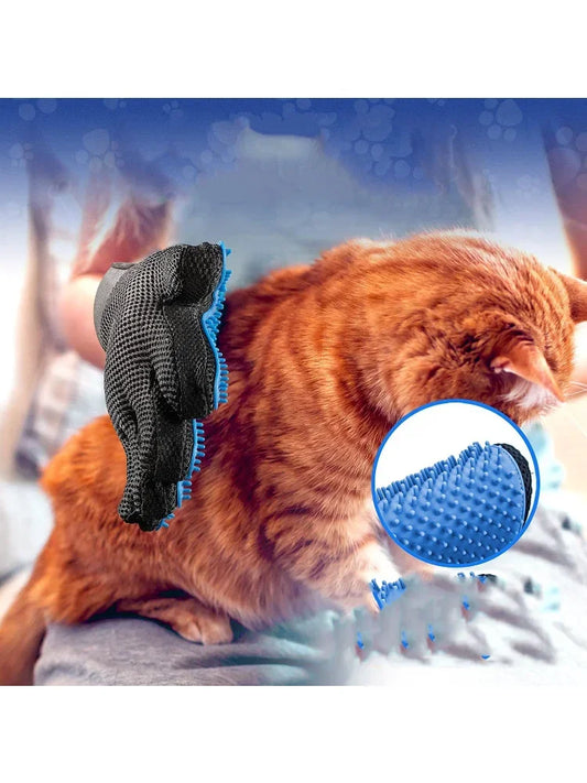 Pet Grooming gloves for Dog Cat and Rabbit