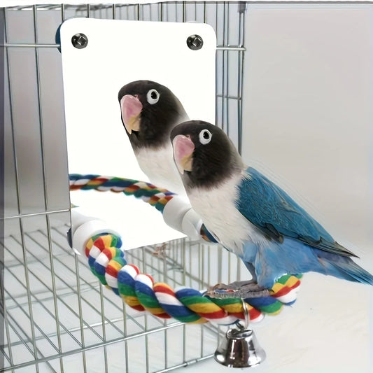 Interactive parrot mirror