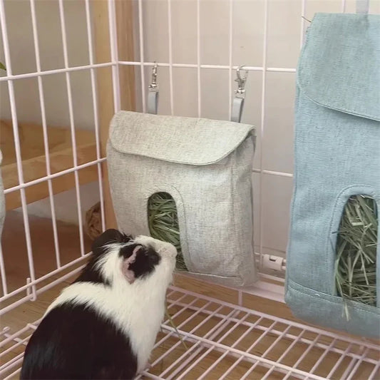 Hanging Pouch Feeder Hay Bag Dispenser