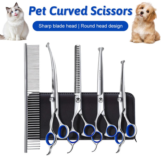 Professional 7 Inch 4CR Stainless Steel Pet Hair Shears