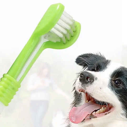 Three Sided Pet Toothbrush