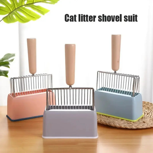 Durable Stainless Steel Cat Litter Scoop