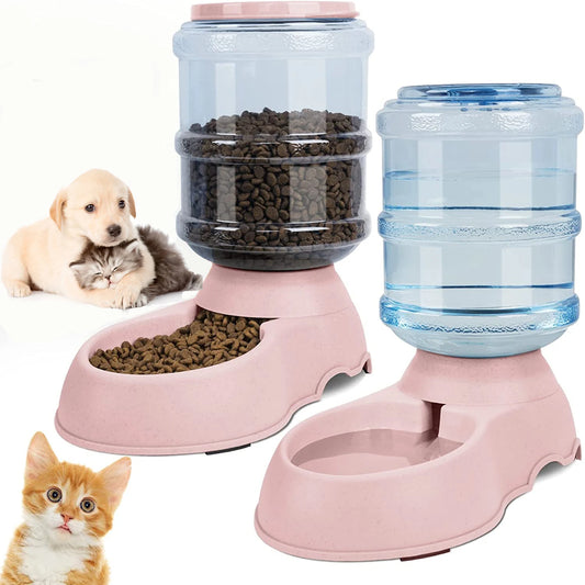 Automatic Water Dispenser Large Capacity Pet Feeder Small Dog Food Bowl  Cat Feeder Drinking Bowl